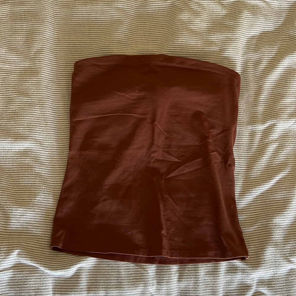 Rose colored tube top!